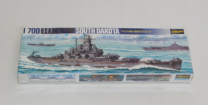 hasegawa 700 USS Battleship South Dakota  ̹ ˻